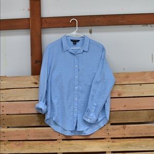 Light blue American apparel button down